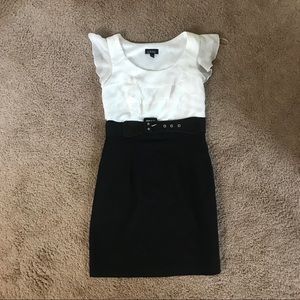 A.Byer Black & White Interview Dress